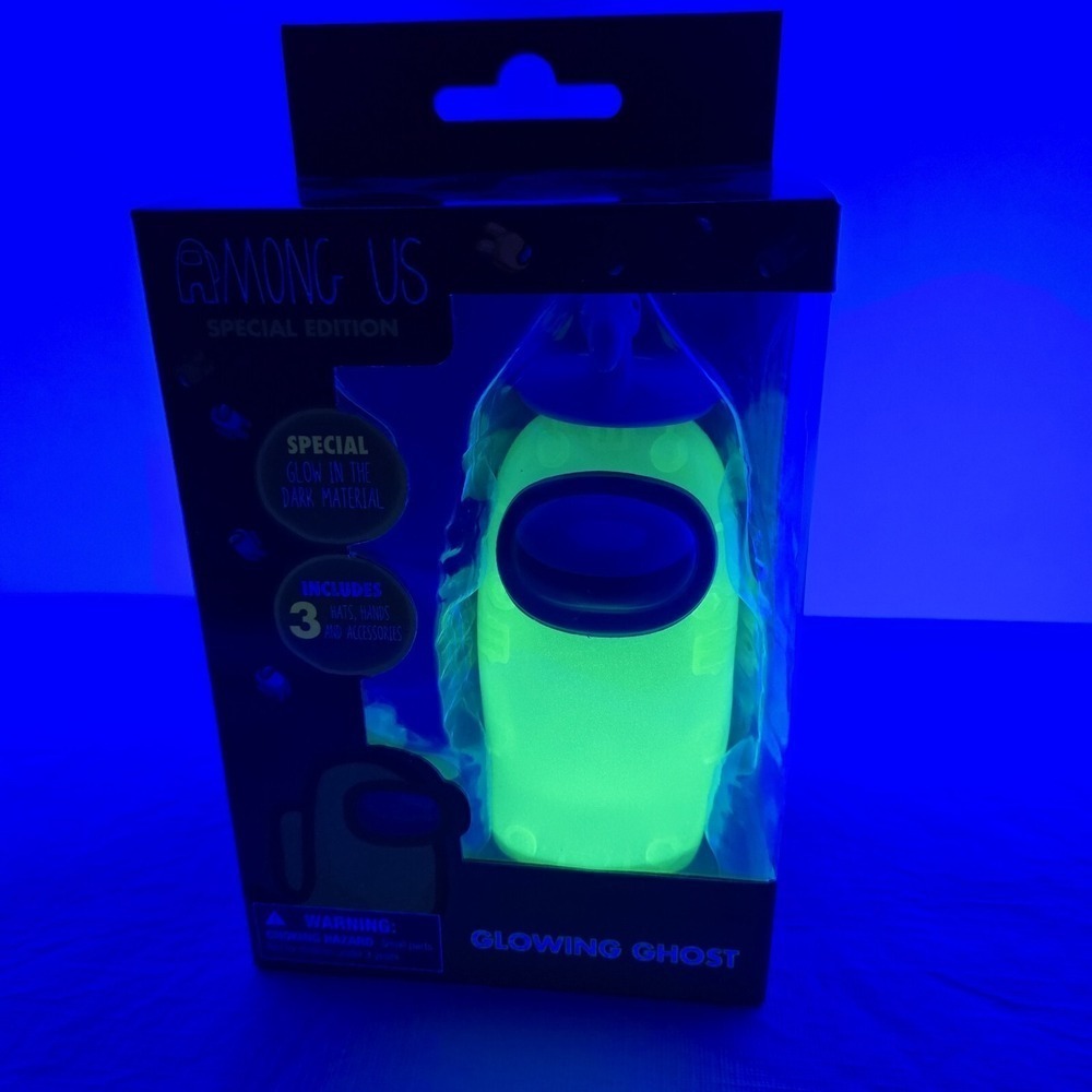 Among Us Special Edition Glowing Ghost Crewmate 6 in. Glow-in-the-Dark Figure